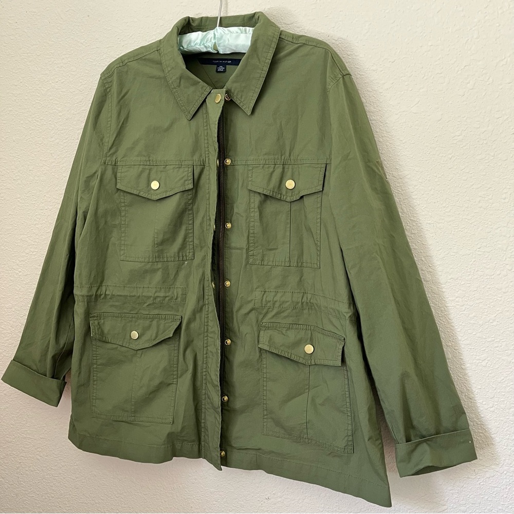 Army green Tommy Hilfiger Utility Jacket